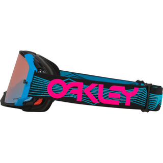 Oakley Airbrake Blue Wired Goggles with Dark MX Sapphire Iridium Lens