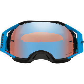 Oakley Airbrake Blue Wired Goggles with Dark MX Sapphire Iridium Lens