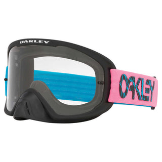 Oakley O Frame 2.0 Pro 2 Stroke Blue Pink Goggles With Clear Lens