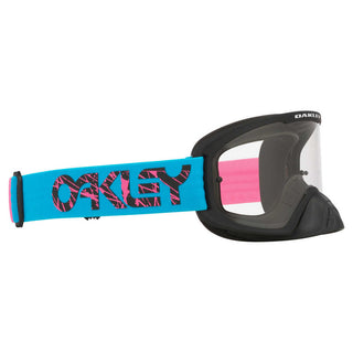 Oakley O Frame 2.0 Pro 2 Stroke Blue Pink Goggles With Clear Lens