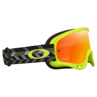 Oakley O-Frame Black Empire Googles With Fire Iridium Lens