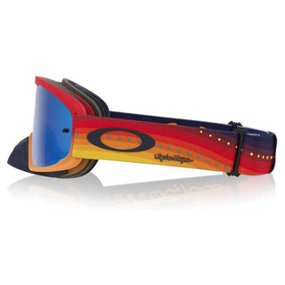 Oakley O-Frame 2.0 Pro MX TLD Red/Orange Goggles With Black Ice Iridium Lens