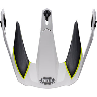 Bell MX-9 Adventure Dalton Helmet Peak - White / Hi-Viz Yellow