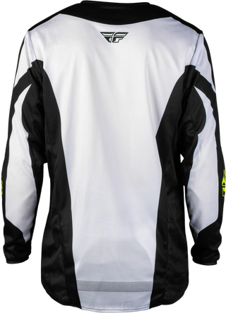 Fly Racing 2027 Kinetic MX Fade Jersey - Black / White / Hi-Vis