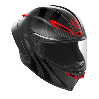 AGV Pista GP RR Intrepido Helmet - Matt Carbon/Black/Red