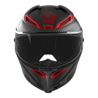 AGV Pista GP RR Intrepido Helmet - Matt Carbon/Black/Red