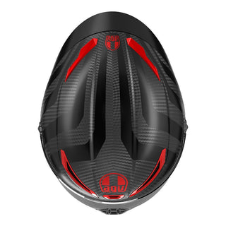 AGV Pista GP RR Intrepido Helmet - Matt Carbon/Black/Red