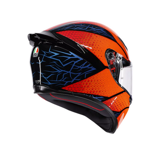 AGV K1 S Speedarmor Full Face Helmet - Black/Orange/Blue - MotoHeaven