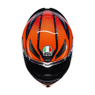 AGV K1 S Speedarmor Full Face Helmet - Black/Orange/Blue - MotoHeaven
