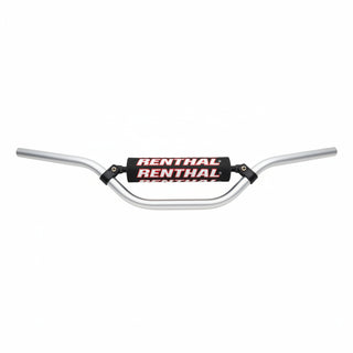 Renthal 7831S 7/8 Mini Racer Handlebar with Bar Pad - Silver