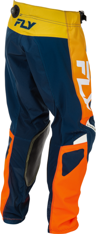 Fly Racing 2026 Kinetic MX Youth Pants - Navy/Orange