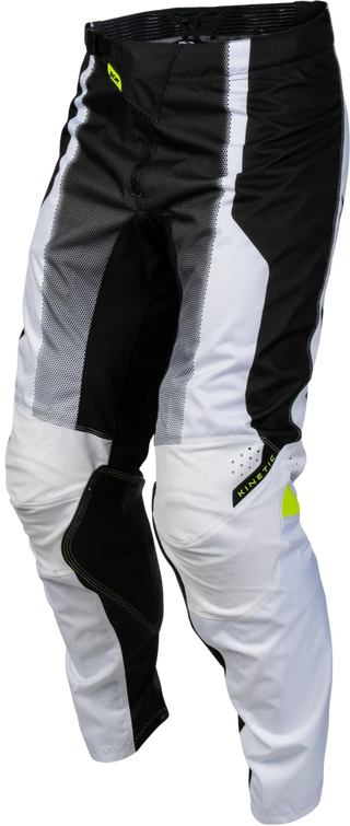 Fly Racing 2027 Kinetic MX Fade Pants - Black / White / Hi-Vis