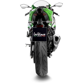 LeoVince LV Link Pipe Pre-Muffler Delete Stainless Steel For Kawasaki ZX-6R Ninja 2009-2016