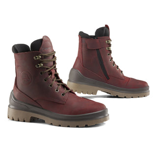 Falco Viky Ladies Motorcycle Boots - Burgundy