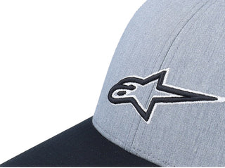 Alpinestars Ageless Outline Trucker Hat - Grey Heather/Black