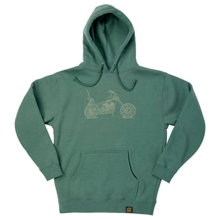 Biltwell Pan Pullover Hoodie - Alpine Green
