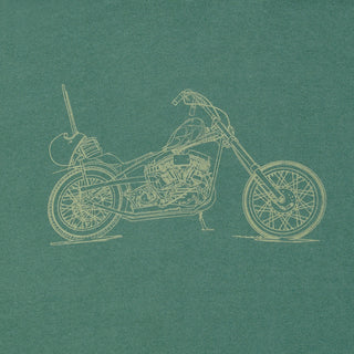Biltwell Pan Pullover Hoodie - Alpine Green