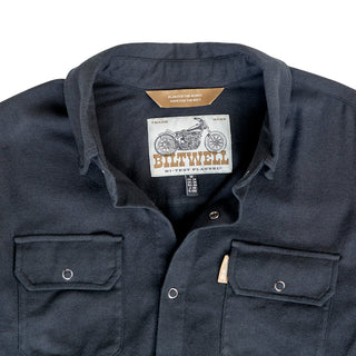 Biltwell HI Test Flannel Shirt - Black