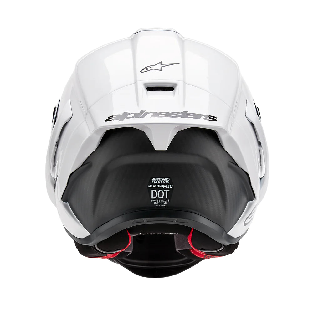 Alpinestars Supertech R10 Helmet - Solid White