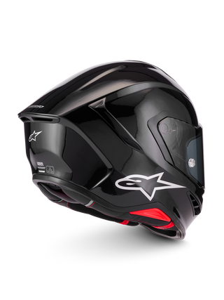 Alpinestars S-R7 Solid ECE06/DOT Full Face Helmet - Black Glossy