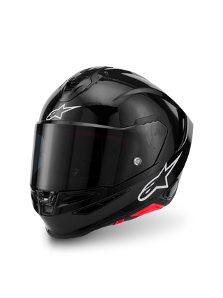 Alpinestars S-R7 Solid ECE06/DOT Full Face Helmet - Black Glossy
