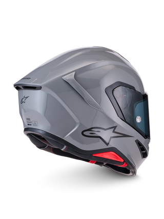 Alpinestars S-R7 Solid ECE06/DOT Full Face Helmet - Grey Gloss
