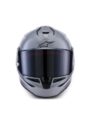 Alpinestars S-R7 Solid ECE06/DOT Full Face Helmet - Grey Gloss