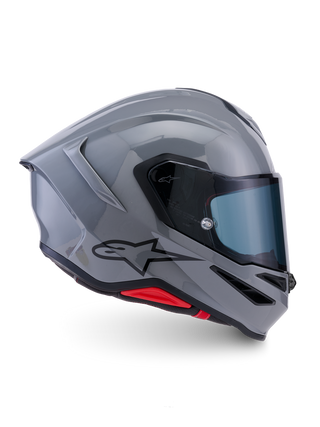 Alpinestars S-R7 Solid ECE06/DOT Full Face Helmet - Grey Gloss