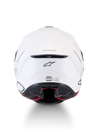 Alpinestars Supertech SR7 Solid ECE06/DOT Full Face Helmet  White Glossy