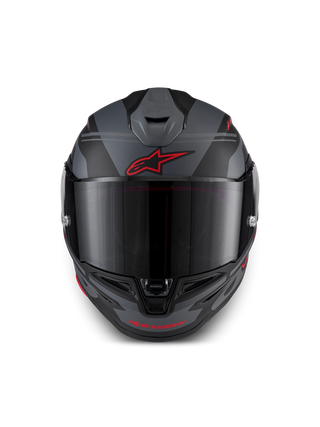 Alpinestars Supertech SR7 ACore ECE06/DOT Full Face Helmet  Black/Gray/Red Matte