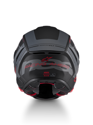 Alpinestars Supertech SR7 ACore ECE06/DOT Full Face Helmet  Black/Gray/Red Matte