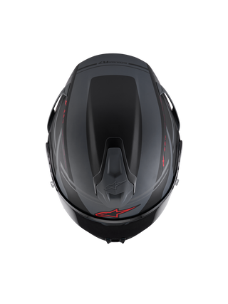 Alpinestars Supertech SR7 ACore ECE06/DOT Full Face Helmet  Black/Gray/Red Matte