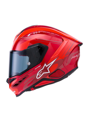 Alpinestars S-R7 A-Core ECE06/DOT Full Face Helmet - Red/White Glossy