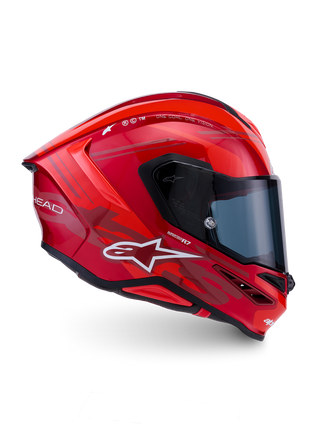 Alpinestars S-R7 A-Core ECE06/DOT Full Face Helmet - Red/White Glossy