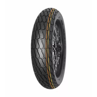 Mitas Flat Track Super Soft TT Orange/Green Stripe Motocross Tyre Front/Rear - 130/80-19 (27X7-19)