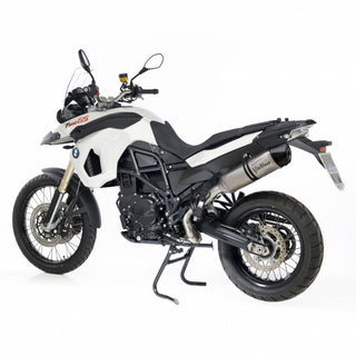LeoVince LV One Evo Stainless Slip-On Exhaust BMW F650GS F700GS F800GS & F800GSA