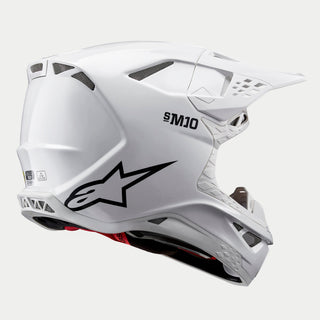 Alpinestars Supertech SM10 Solid Full Face Helmet ECE 22.06 - Gloss White