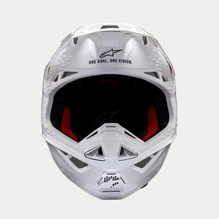 Alpinestars Supertech SM10 Solid Full Face Helmet ECE 22.06 - Gloss White