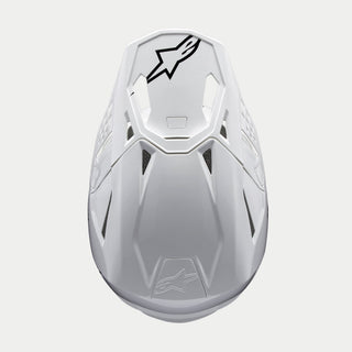 Alpinestars Supertech SM10 Solid Full Face Helmet ECE 22.06 - Gloss White