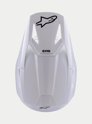 Alpinestars SM3 Solid ECE 06 Visor - White Glossy