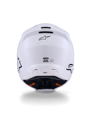 Alpinestars SM7 Solid ECE06 Helmet - White/Glossy