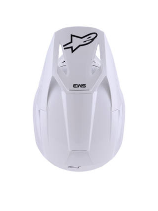 Alpinestars SM7 Solid ECE06 Helmet - White/Glossy