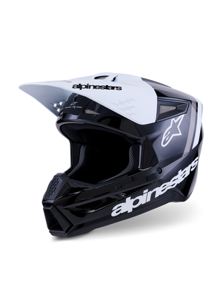 Alpinestars SM3 Radium ECE06 Helmet - Black/White/Gary/Glossy