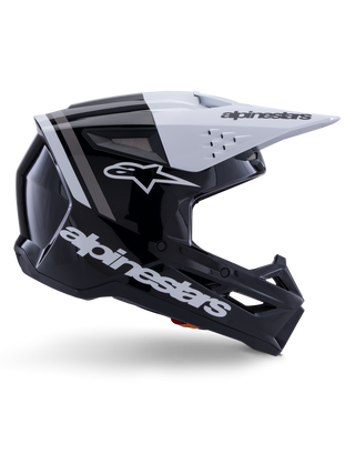 Alpinestars SM3 Radium ECE06 Helmet - Black/White/Gary/Glossy