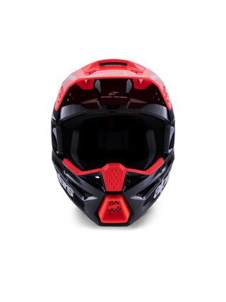 Alpinestars SM3 Radium ECE06 Helmet - Black/Fluro-Red/White/Glossy