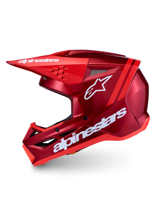 Alpinestars SM3 Radium ECE06 Full Face Helmet - Red / Hot Fluo / White / Glossy
