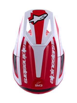 Alpinestars SM3 Heat ECE06 Visor - Red White Black Glossy