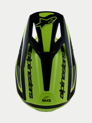 Alpinestars SM3 Heat ECE06 Visor - Yellow Fluro Black Glossy