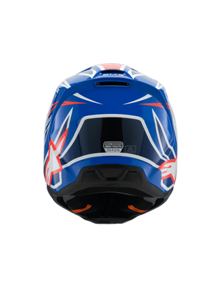 Alpinestars SM3 Youth Wurx ECE06 Helmet - Blue Red White Black Glossy