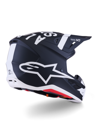 Alpinestars SM7 Dasher ECE06 Helmet - Black/White Matt